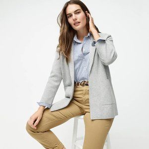 J. Crew Sophie Open-Front Sweater-Blazer
